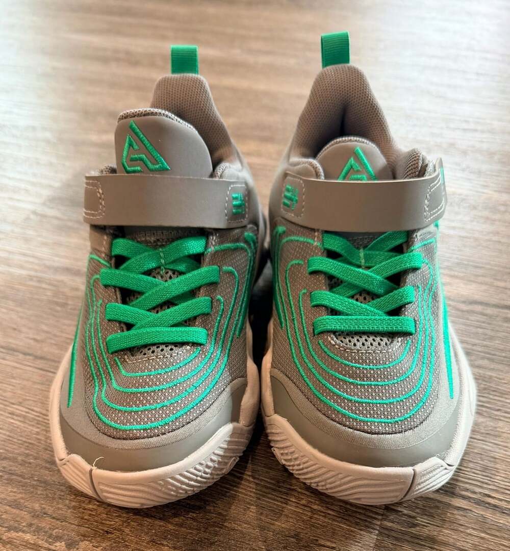 Nike Giannis Immortality 4 Size 11C Grey Green Basketball Shoes